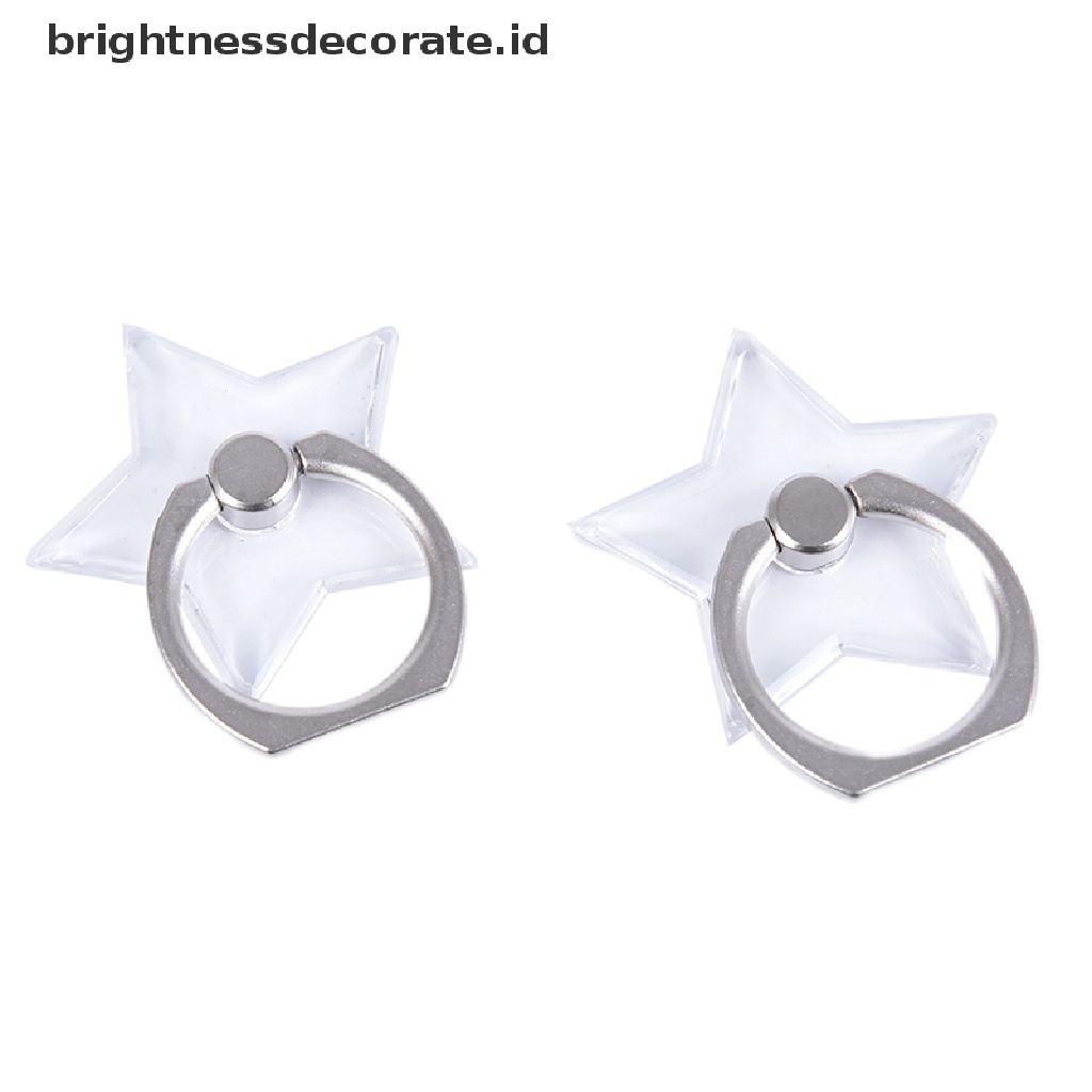 (Birth) Ring Stand Dudukan Handphone Universal Transparan Rotasi 360 Derajat