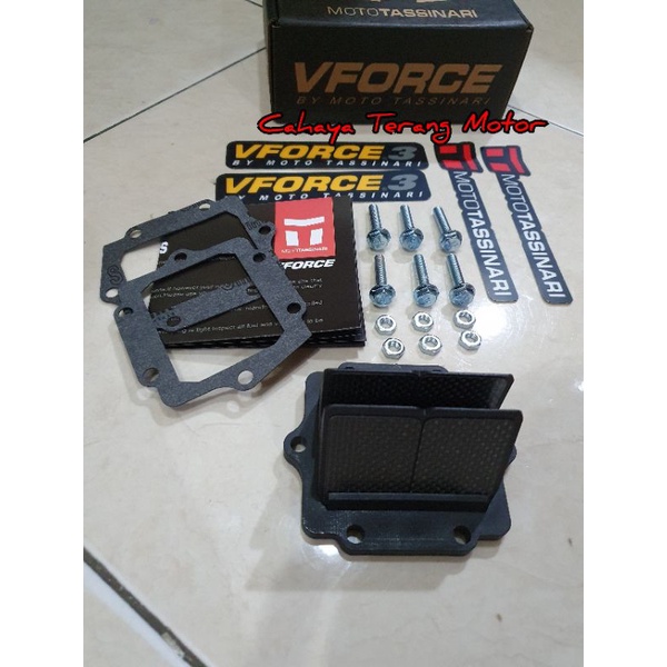 Membran Lidah Karbon Carbon VForce 3 Thailand Ninja 150R 150 RR R Kawasaki VForce3 V Force 3 NOT USA