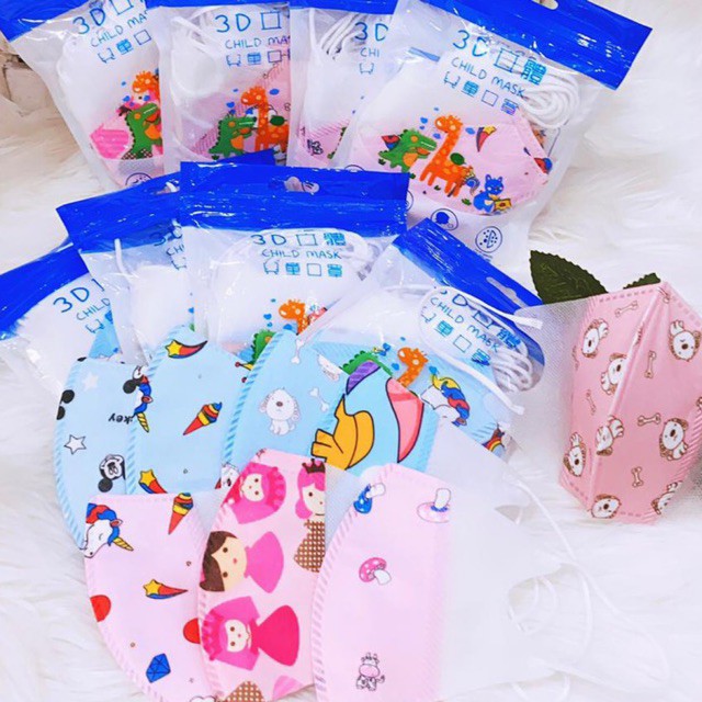 AZ Duckbill Masker Anak 3ply Mask Karakter Motif Duckbill isi 10pcs Premium Quality