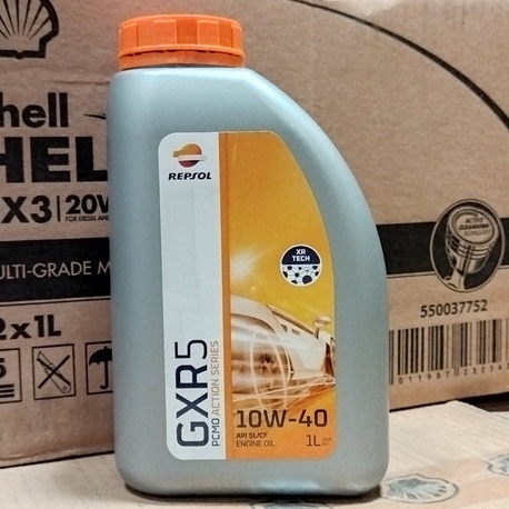 OLI MESIN MOBIL BENSIN REPSOL GXR 5 / GXR5 10W-40 1 LITER