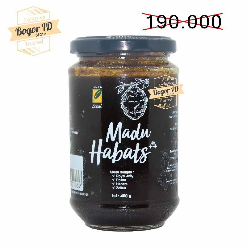 

MADU HABATS 400g POLLEN, ROYAL JELLY, ZAITUN NATURAL