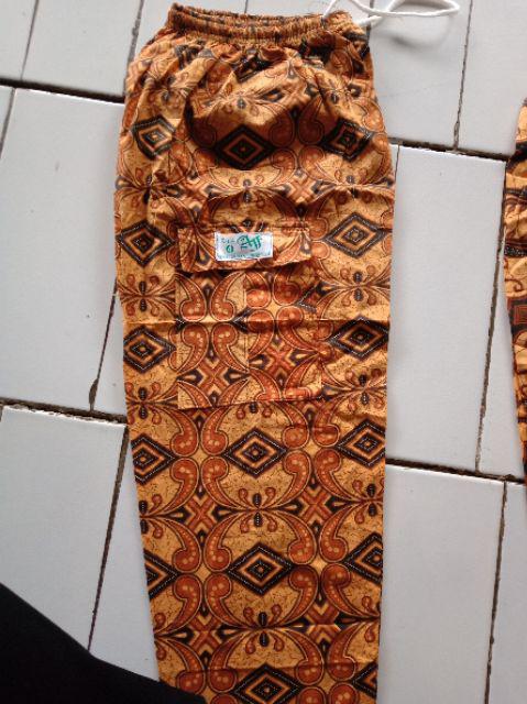 Celana Boim Batik Uk 6-8 Tahun / Celana Panjang Batik Anak Laki Harian Pants Santai