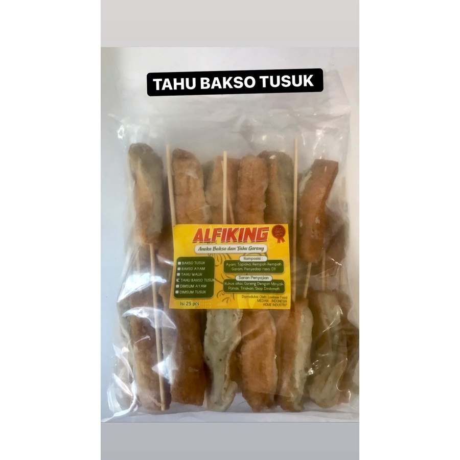 

Alfathier Tahu Bakso Tusuk 500g ( isi 25 ) (Frozen Food)
