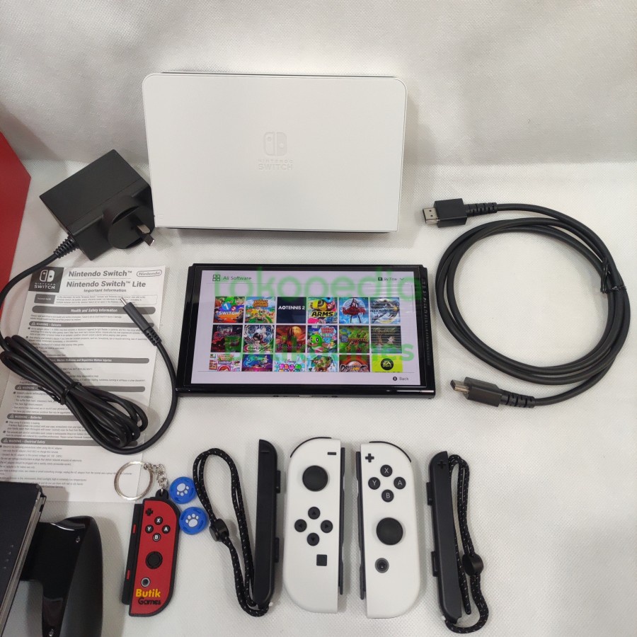 Nintendo Switch OLED CFW Putih White 256GB