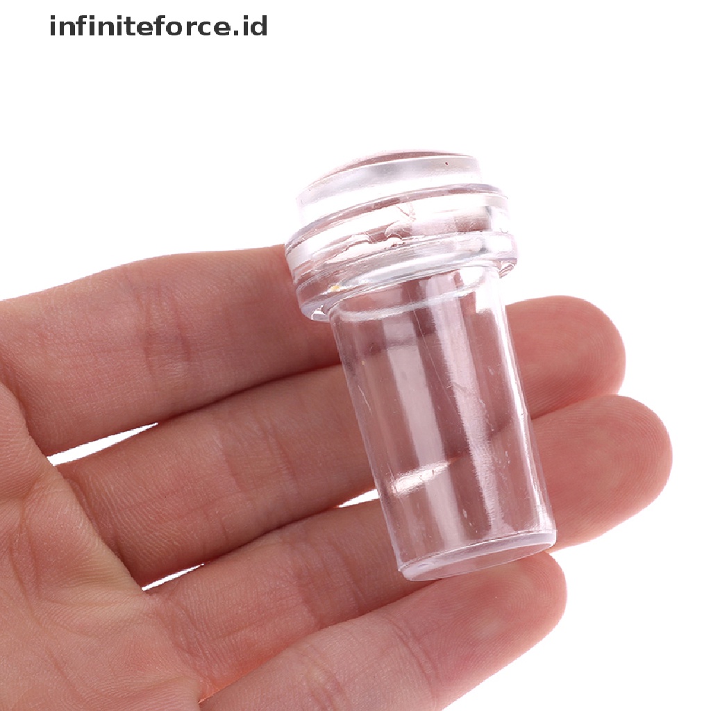 (infiniteforce.id) Stempel Kuku Bahan Silikon Untuk Nail Art