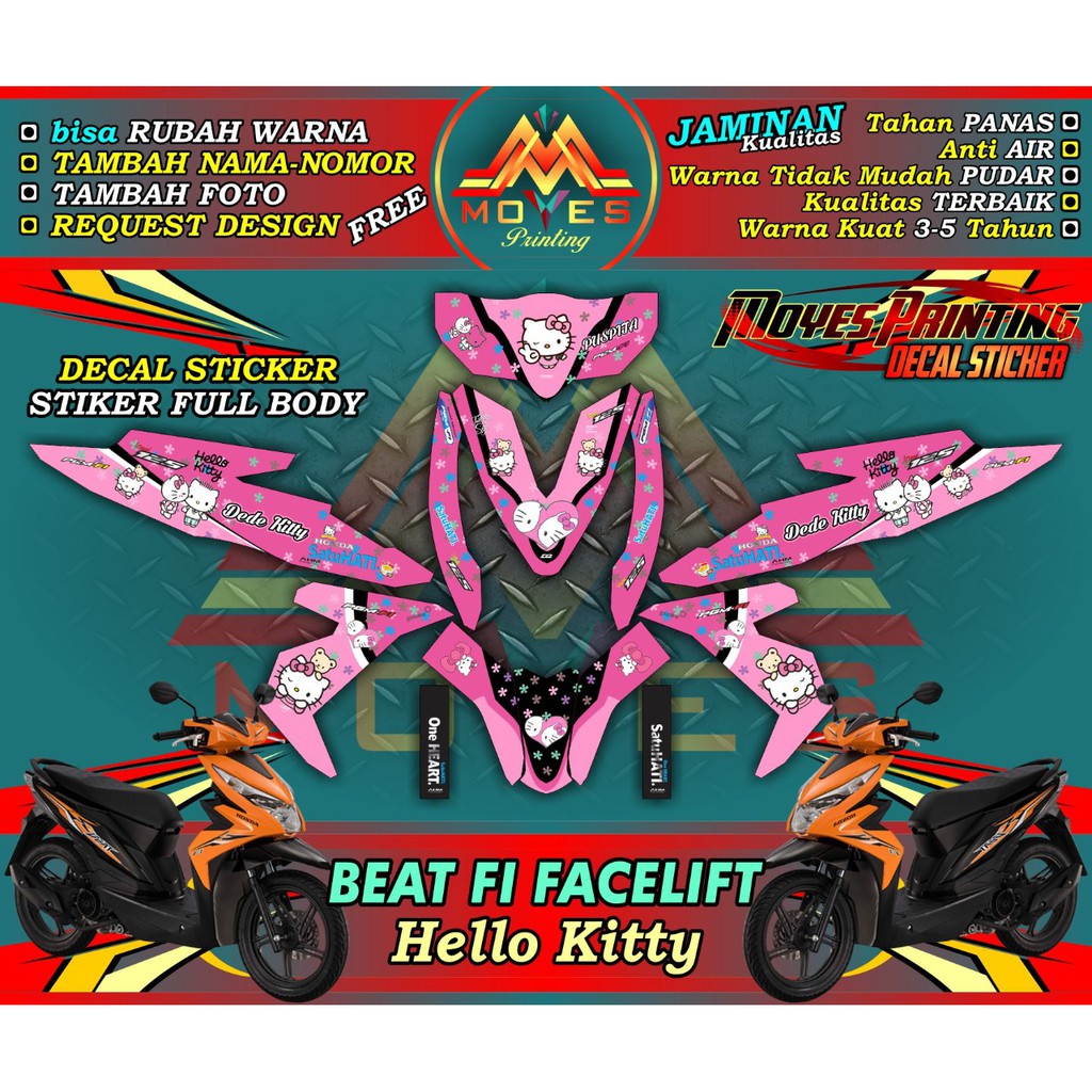 stiker motor beat fi facelift full body decal stiker motor beat fi facelift full body stiker beat fi
