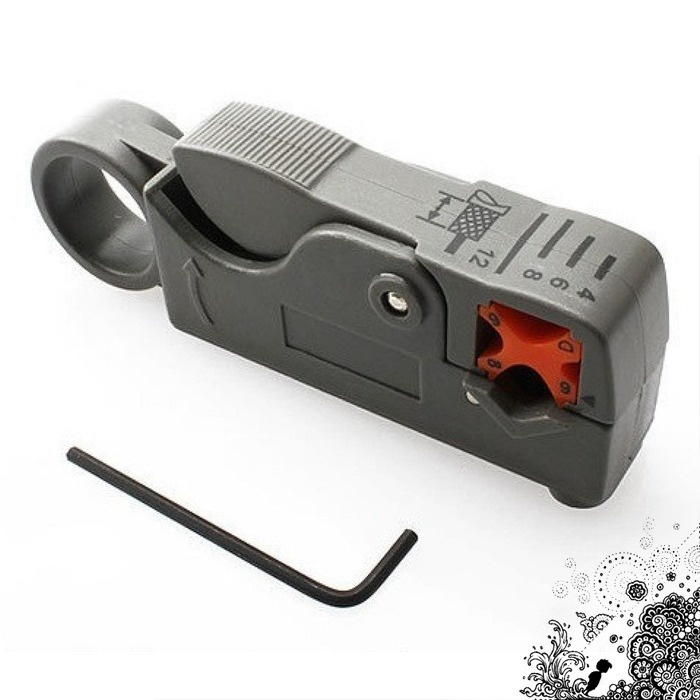 Alat Pemotong Kabel Rotary Coaxial Cable Stripper Cutter - Tang Pengupasan Kabel, Alat Kupas Kawat Kabel