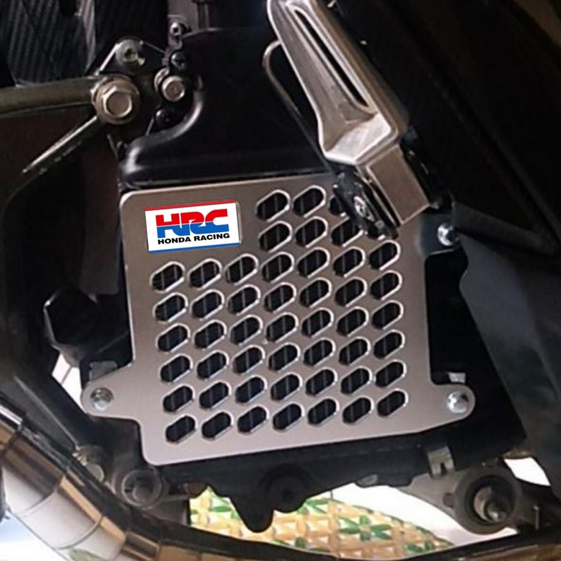 NEW Cover tutup radiator HRC RACING VARIO125/150 PCX ADV TUTUP VARIASI RADIATOR CNC HONDA VARIO ADV PCX