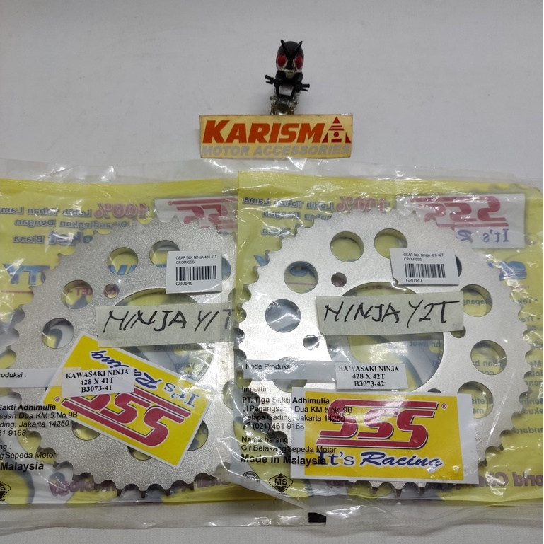 Gear Belakang Ninja 428 41T 42T Crom SSS