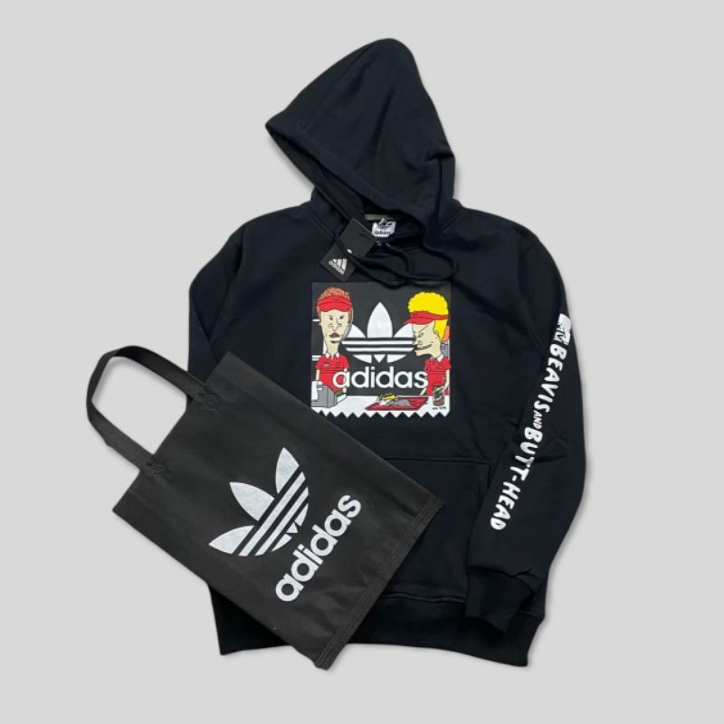 HOODIE ADIDAS BEAVIS | JAKET HOODIE ADIDAS BEAVIS | SWEATER HOODIE BEAVIS FULL TAG & LABEL MIRROR 1: