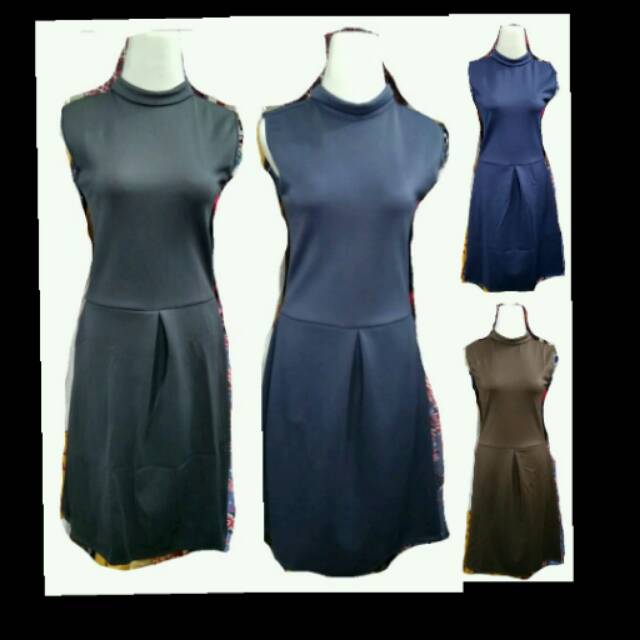 Dress skuba import turtleneck grosir baju murah tanah Dress skuba import turtleneck grosir baju murah tanah