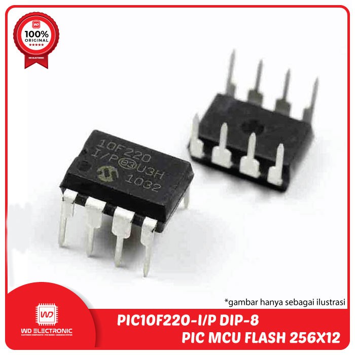 PIC10F220-I P DIP-8 IC 10F220 DIP8 ORIGINAL