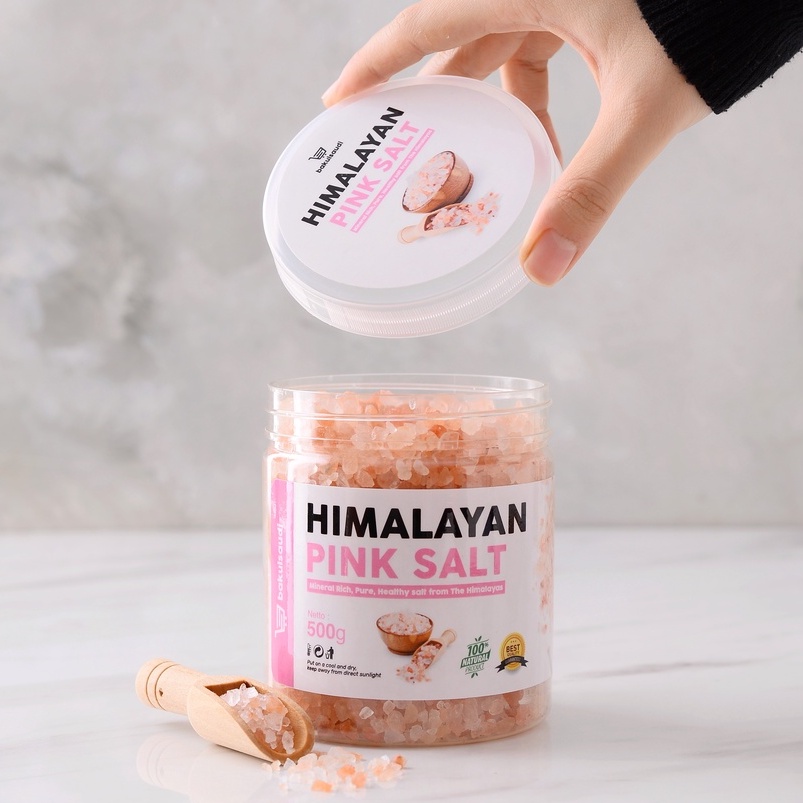 Garam Himalaya Premium Organic Original 100% Natural | Himsalt Organik Himalayan Pink Salt Pure Murni Sea Salt Rock Salt