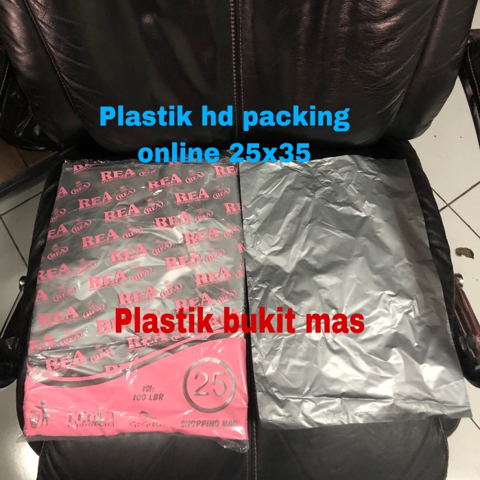 

Kantong plastik HD REA tanpa plong 25x35 no pond tebal packing online