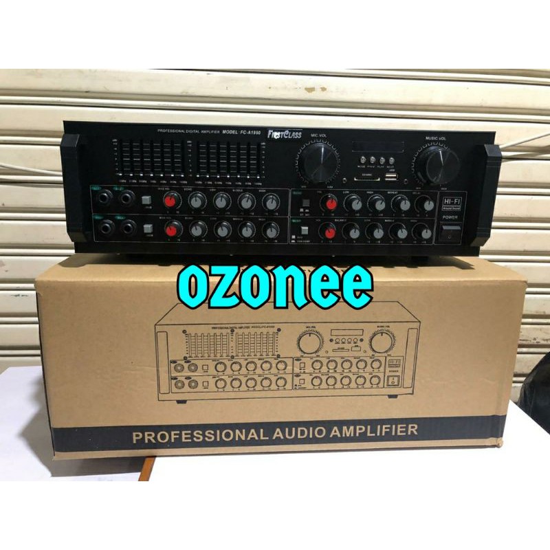 AMPLI FIRSTCLASS FCA 1950 AMPLIFIER KARAOKE FIRSTCLASS FCA 1950