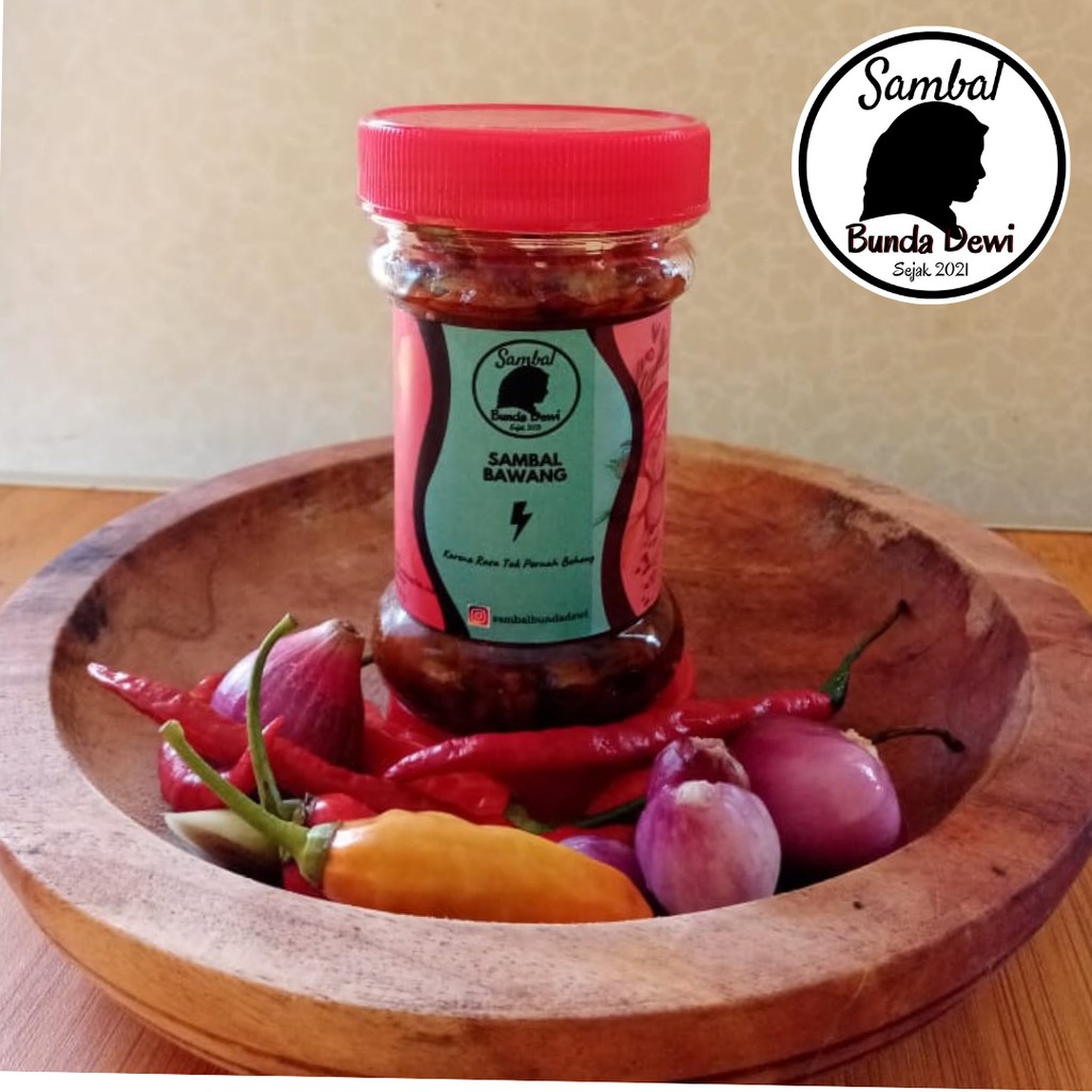 

Sambal Bawang by Bunda Dewi Uleg 150 gr Fresh Sambal Bawang Uleg Pedas Terlaris