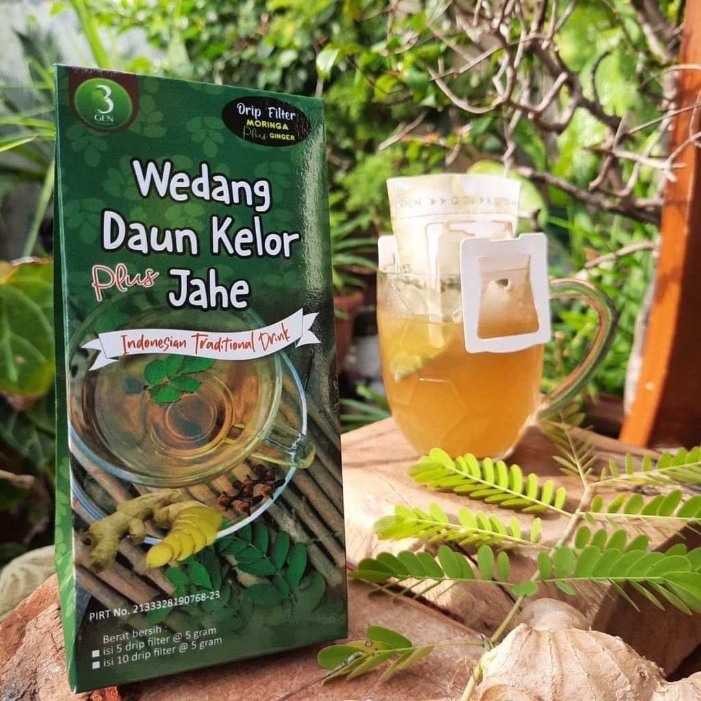 

3GEN - BEST SELLER Produk Kelor plus Jahe Premium