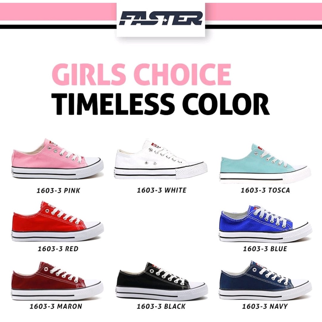 FASTER-Superstar | Sneakers Wanita Sepatu Kanvas