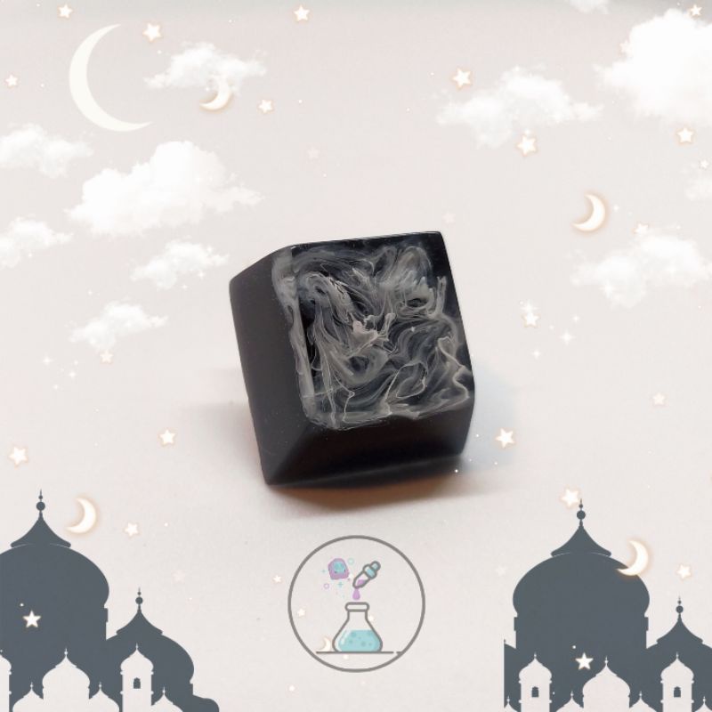 ChemiCaps Artisan Keycaps Resin "Smoky"