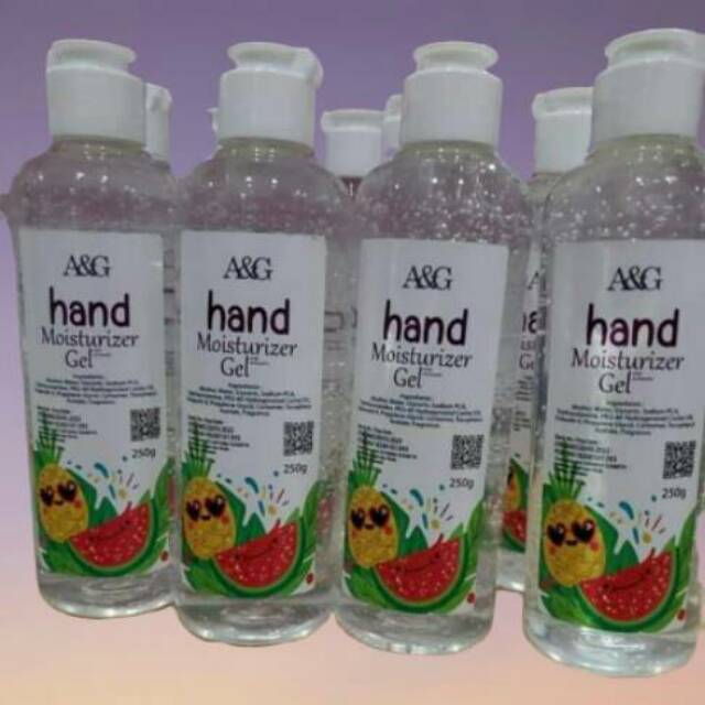 HAND SANITIZER A&amp;G MOISTURIZER WITH ANTISEPTIC 100 ML 250 ML BPOM ORIGINAL