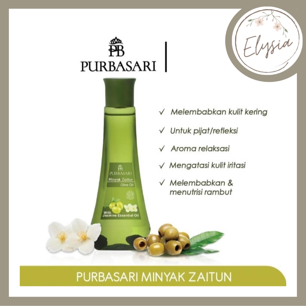 [TERMURAH] PURBASARI MINYAK ZAITUN 150ml  [ORIGINAL]