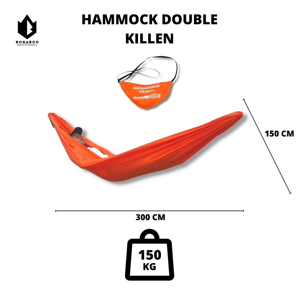 Hammock Double Killeen  300x150 Ayunan Gantung Dewasa Hamock Double Killeen Full Bartex