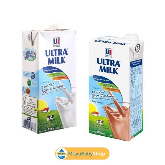 Jual Susu Ultra Milk Low Fat 1.000 ml | Shopee Indonesia