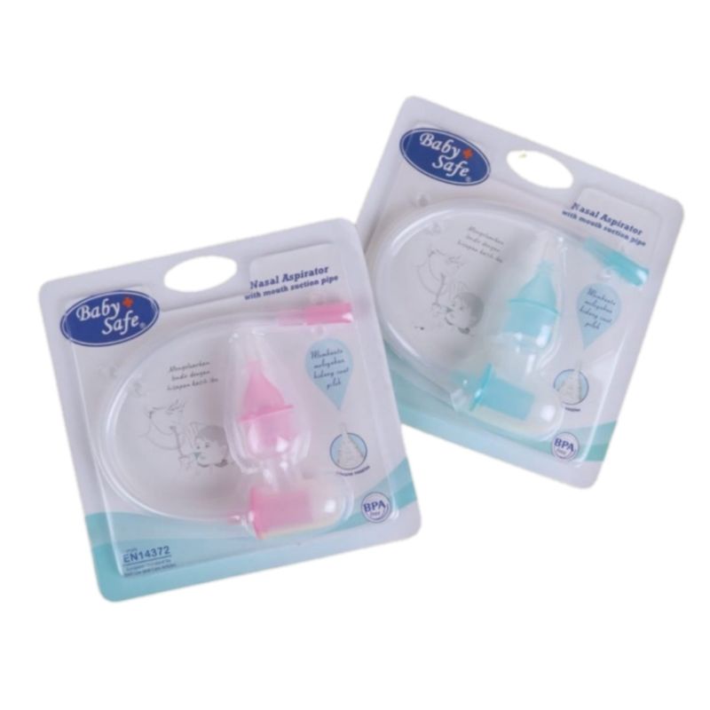 Baby Safe Nasal Aspirator With Mouth Suction Pipe -  Alat Penyedot Ingus Bayi