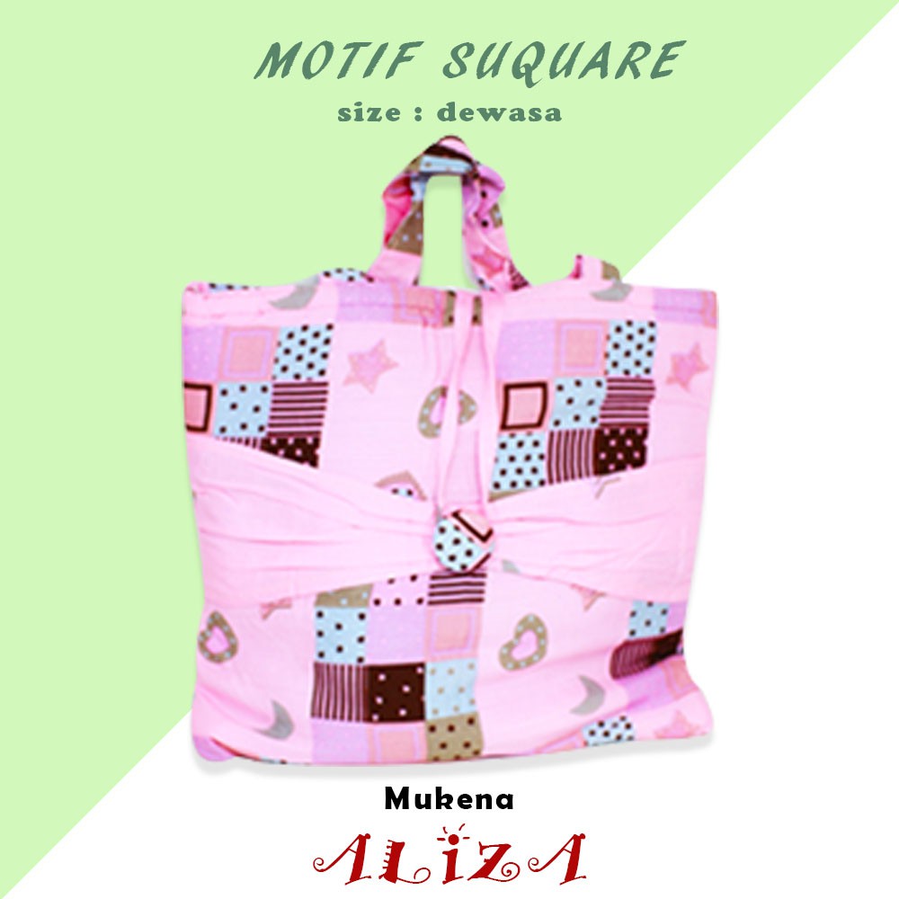 Mukena Dewasa Premium Aliza Motif Square