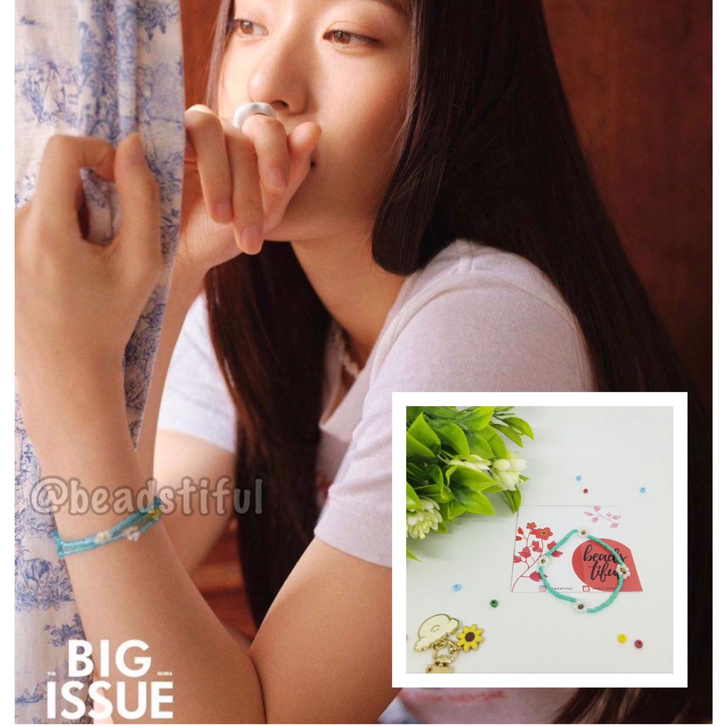 Gelang KPop Krystal Jung f(x) / Korean daisy Beaded Bracelet / KPop Idol