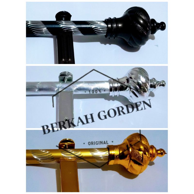 Batang Gorden Tiang Roket Gorden ( Fullset ) Ulir / Batang Gorden / Batang Gorden 1 meter / Batang G