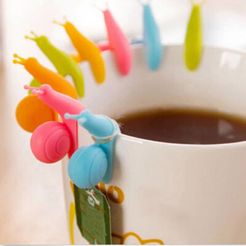 Silicone Tea Bag Holder - Snail Shape