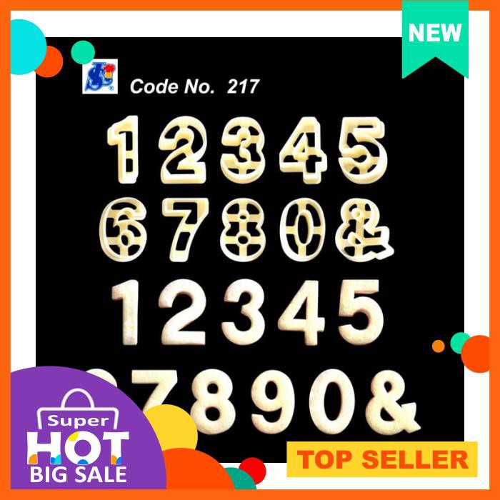 

Cetakan Angka Sin Lian / Numeric Cookies Cutter