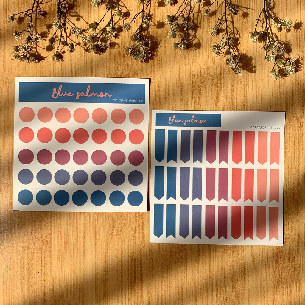

Blue Salmon - Color Palette Sticker Sheet