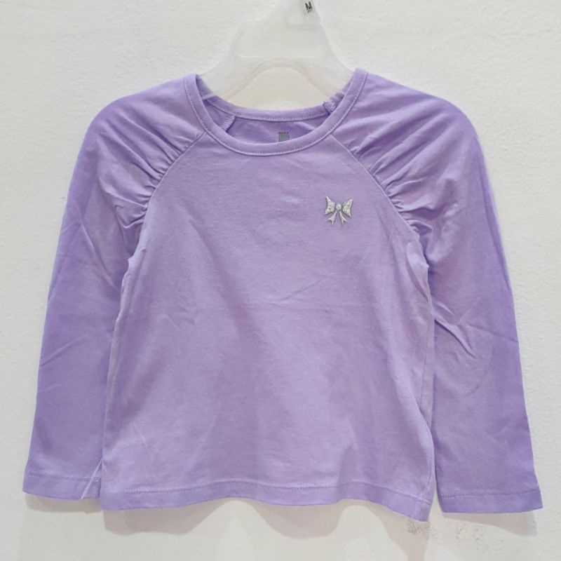 BABY G*P Kaos Anak perempuan/ungu polos