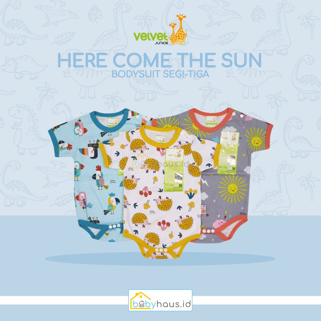 VELVET JUNIOR - HERE COMES THE SUN  BODYSUIT SEGITIGA