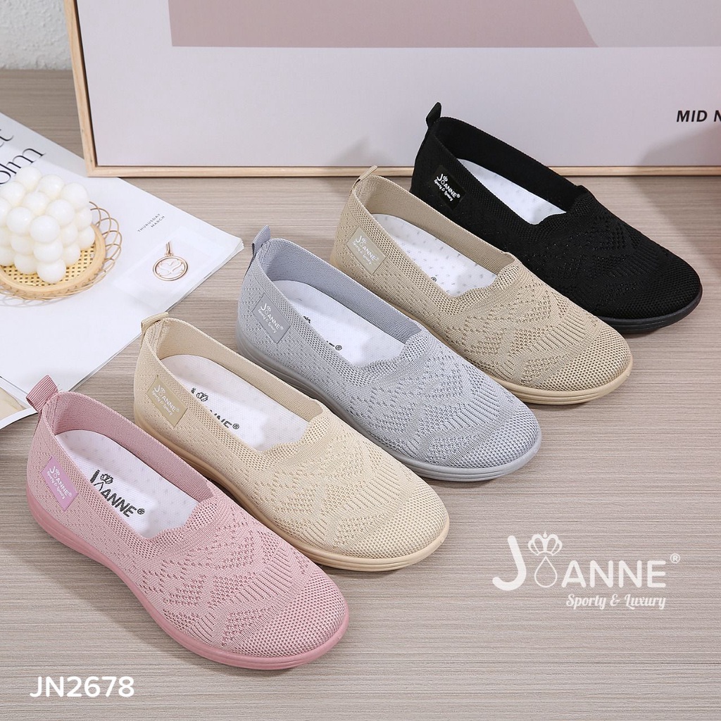 JOANNE FlyKnit Flat Shoes #JN2678 ORIGINAL