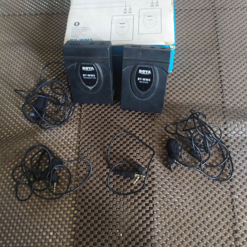 Microphone Boya BY-WM5 For Kamera Mirrorless / DSLR