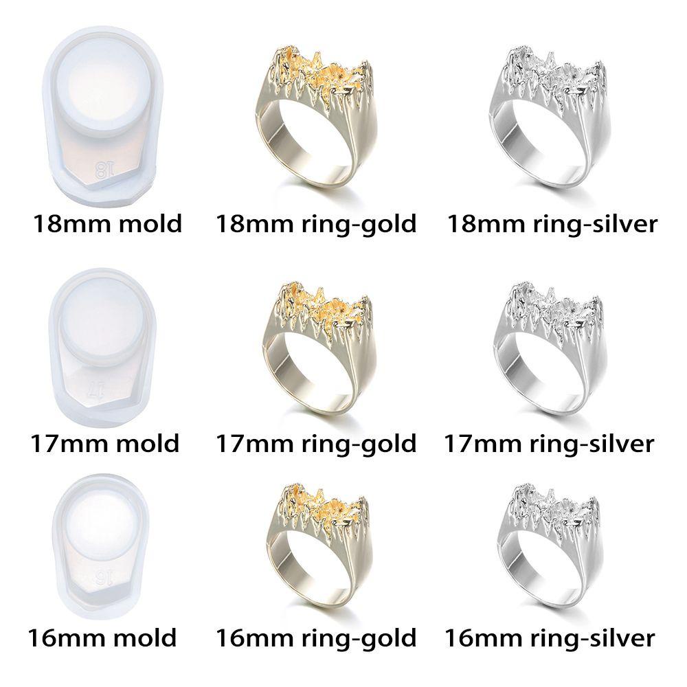 Solighter Cetakan Resin DIY Kerajinan Tangan UV Epoxy Kristal Membuat Perhiasan