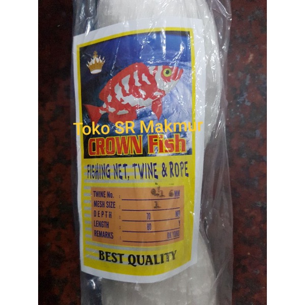 Jaring Pukat Tasi 1 x 16 crown fish