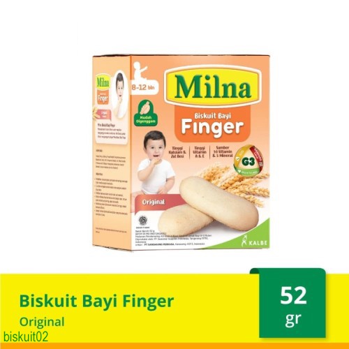 MILNA BISKUIT FINGER 52 Gr USIA 8M+ - MILNA BISKUIT ANAK MURAH - MILNA BISKUIT TENGGAM BISKUIT02