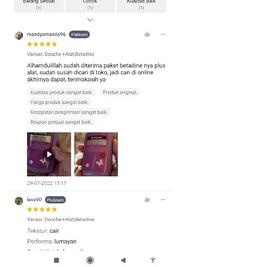 BETADINE Feminine Hygiene & Douche (berikut Alat)