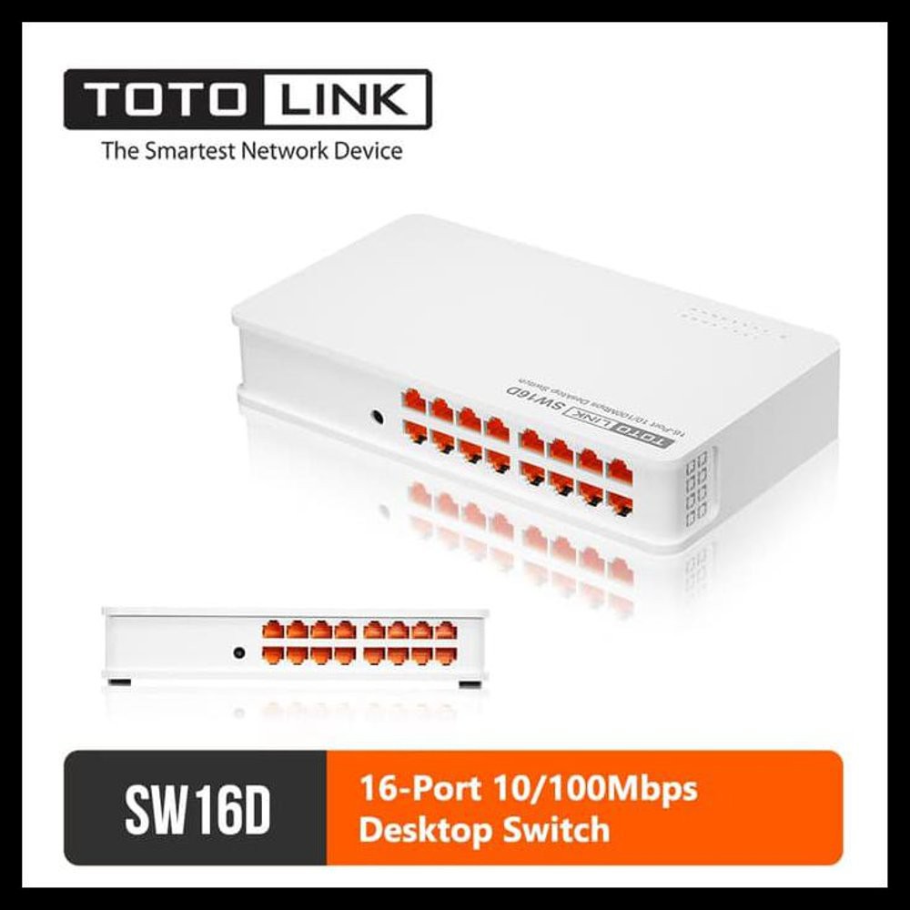 TOTOLINK SW16D Switch Desktop 16 Port
