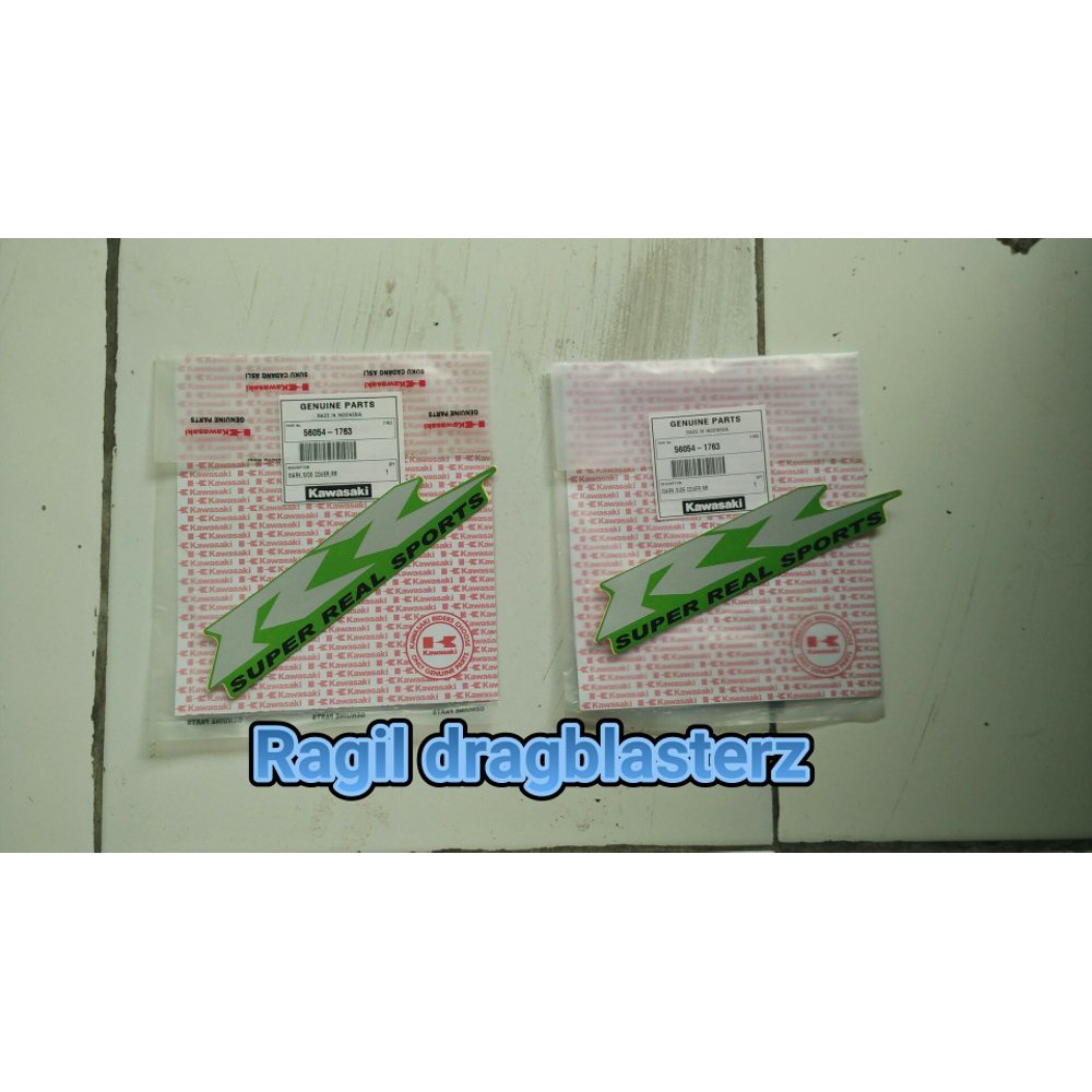 [Promo] stiker striping body belakang new ninja rr hijau metalik 2015 original Diskon
