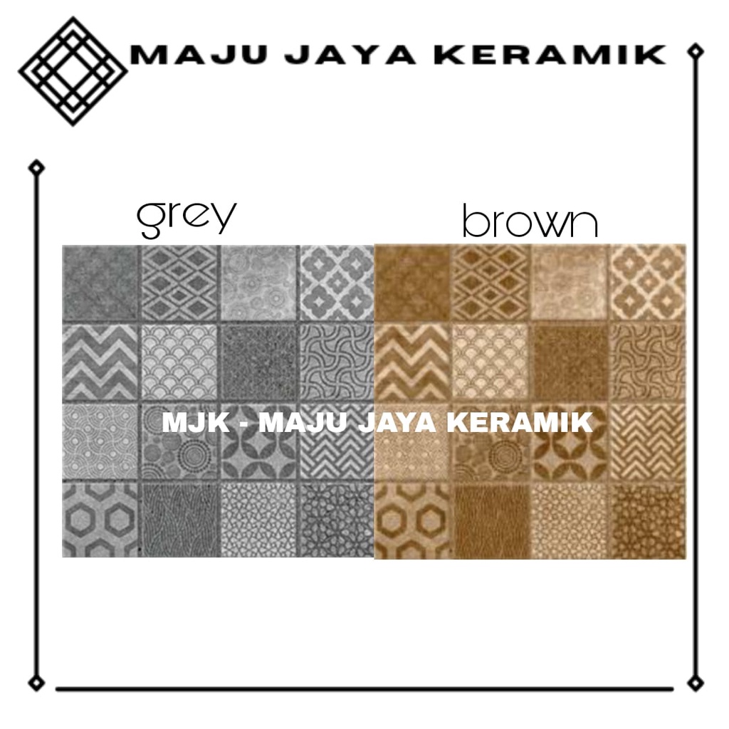 Keramik Lantai 40x40 Kasar Timbul | Keramik Lantai Kamar Mandi | Mulia Berlin