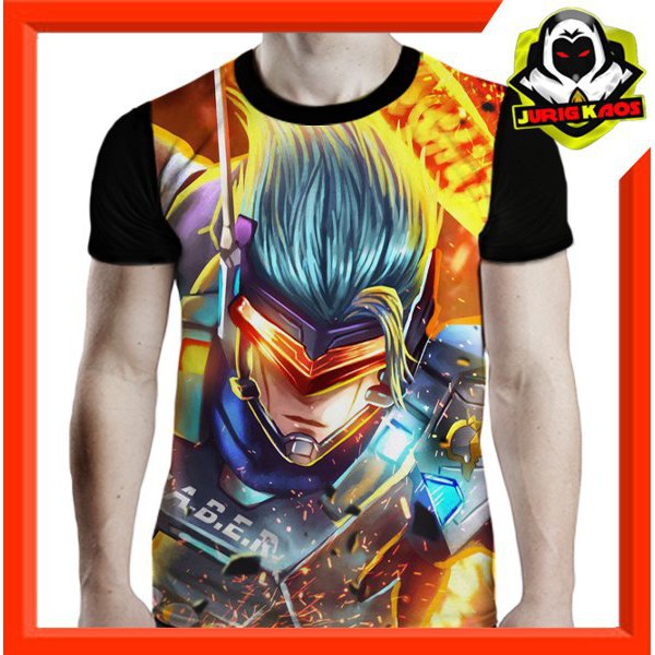 Kaos Mobile legend Saber Karakter Game Baju Anak dan Dewasa Murah