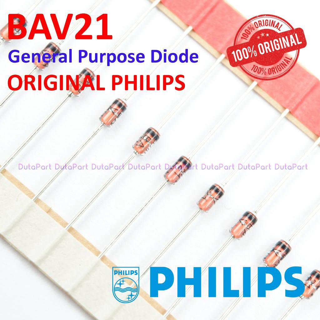 BAV21 ORIGINAL NXP PHILIPS General Purpose Diode BAV 21 Dioda