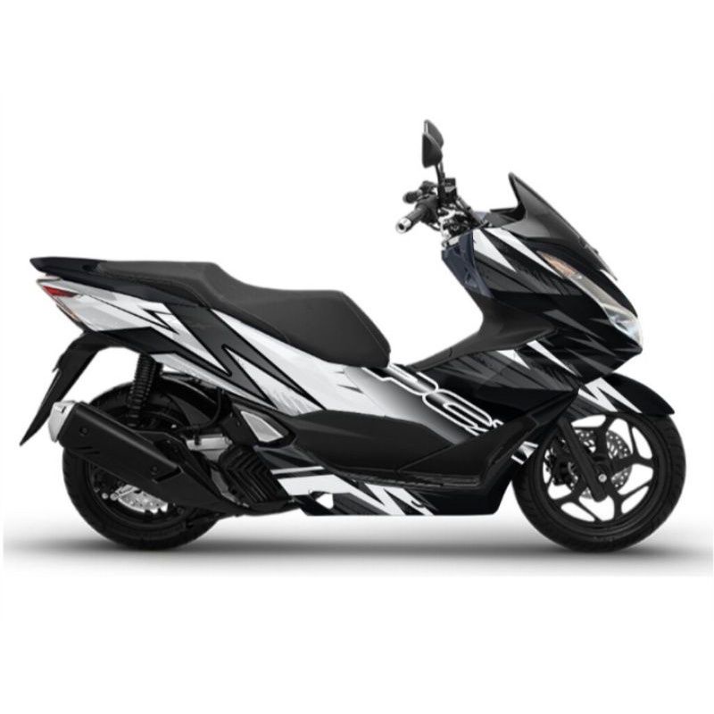 decal pcx 2021 stiker full bdoy variasi striping decal honda pcx abs