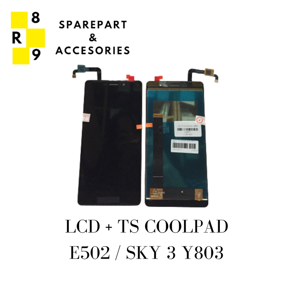 LCD + TS COOLPAD E502 PUTIH / HITAM / GOLD / SKY 3 Y803