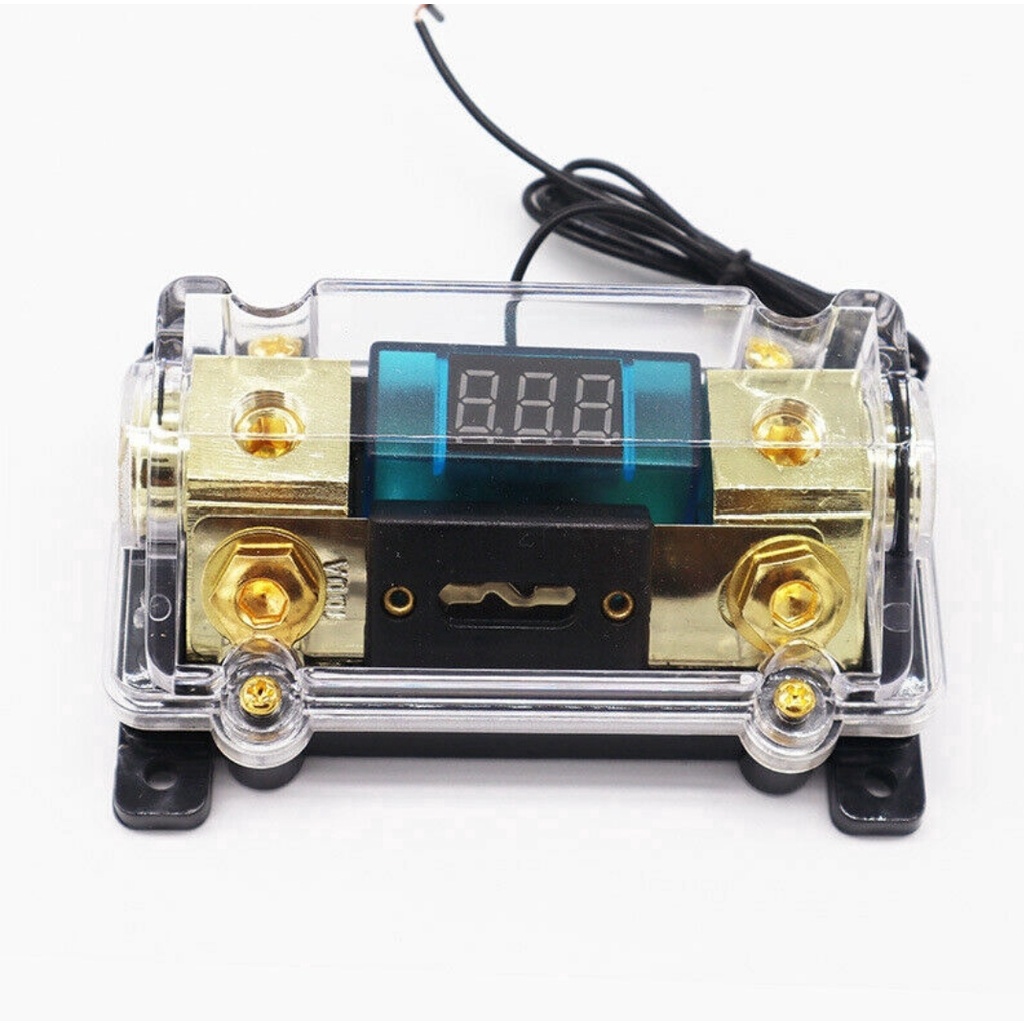 Audio Amplifier Fuse Holder Digital 60-300A 1 IN 1 Out LED READY STOCK